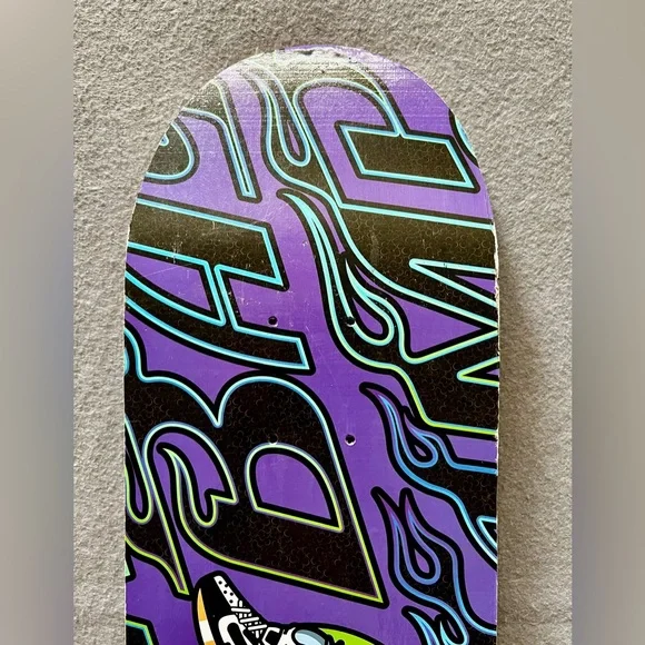 Tampa Bay Rays Skateboard Deck Raymond Mascot Bally Sports 31x7.75” Rare MLB - Picture 4 of 10